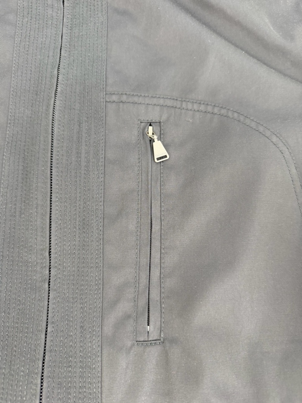 Calvin Klein Men’s Black Lightweight Zip Jacket Stand Collar Casual Coat Size L - Picture 9 of 15
